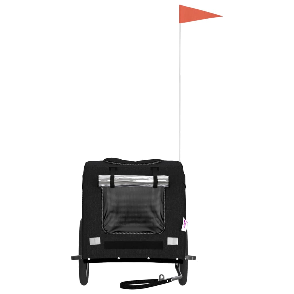 8720845769208_g_en_hd_2 vidaXL Pet Bike Trailer Black Oxford Fabric and Iron - Image 4