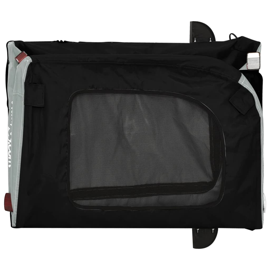 8720845769246_g_en_hd_8 vidaXL Pet Bike Trailer Grey and Black Oxford Fabric&Iron - Image 10