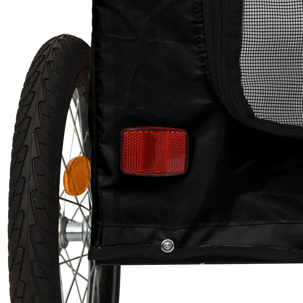 8720845769413_g_en_hd_9 vidaXL Pet Bike Trailer Black Oxford Fabric and Iron - Image 11