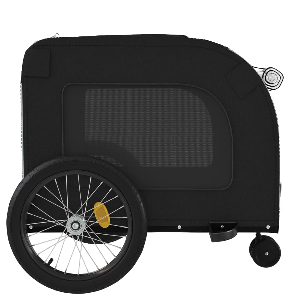 8720845769451_g_en_hd_5 vidaXL Pet Bike Trailer Black and Grey Oxford Fabric and Iron - Image 7
