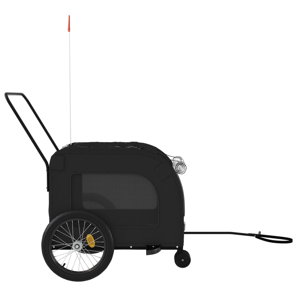 8720845769482_g_en_hd_4 vidaXL Pet Bike Trailer Black Oxford Fabric and Iron - Image 6