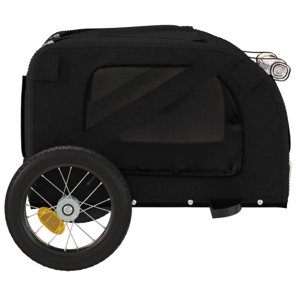 8720845769550_g_en_hd_5 vidaXL Pet Bike Trailer Black Oxford Fabric and Iron - Image 7