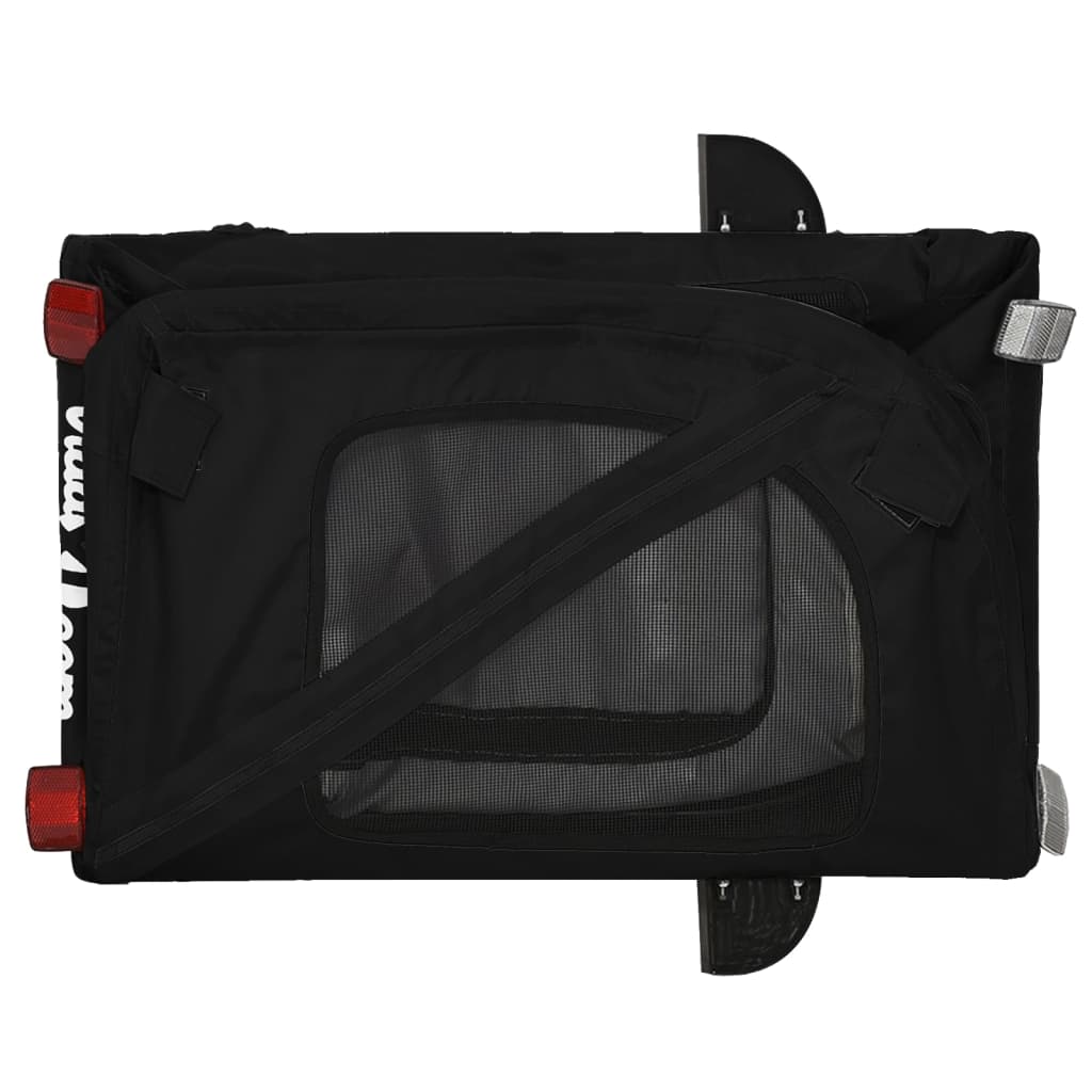 8720845769550_g_en_hd_7 vidaXL Pet Bike Trailer Black Oxford Fabric and Iron - Image 9