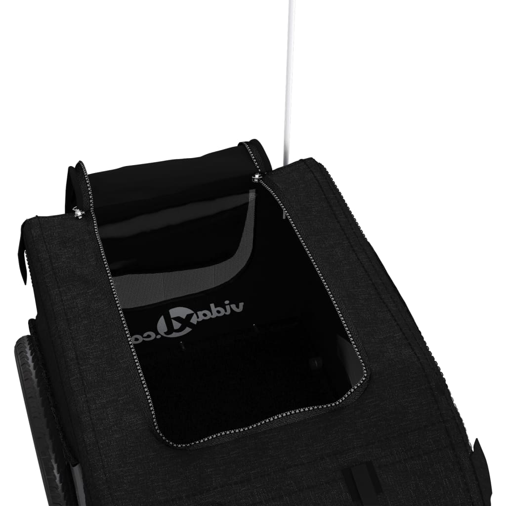 8720845769550_g_en_hd_9 vidaXL Pet Bike Trailer Black Oxford Fabric and Iron - Image 11