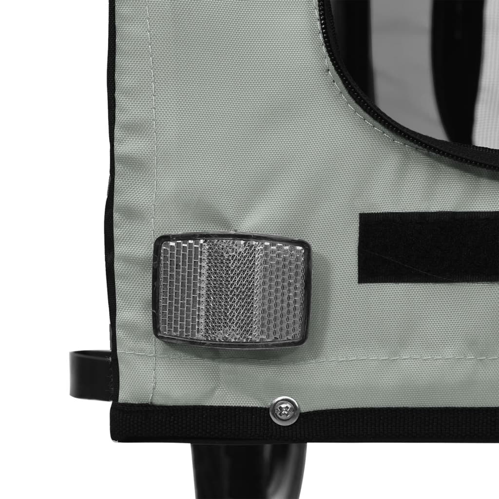 8720845769666_g_en_hd_9 vidaXL Pet Bike Trailer Black and Grey Oxford Fabric and Iron - Image 11