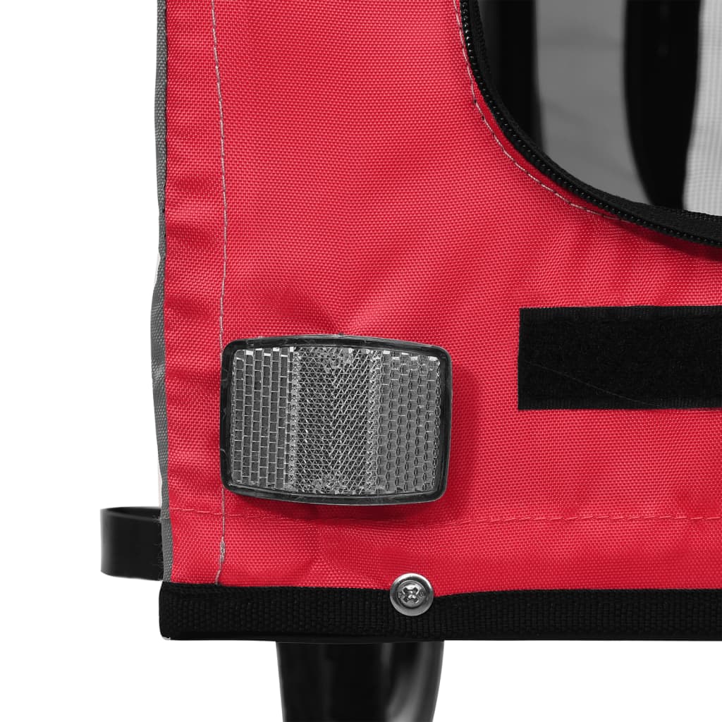 8720845769864_g_en_hd_9 vidaXL Pet Bike Trailer Red and Grey Oxford Fabric and Iron - Image 11