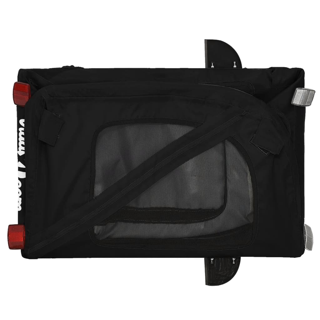 8720845769901_g_en_hd_7 vidaXL Pet Bike Trailer Black Oxford Fabric and Iron - Image 9