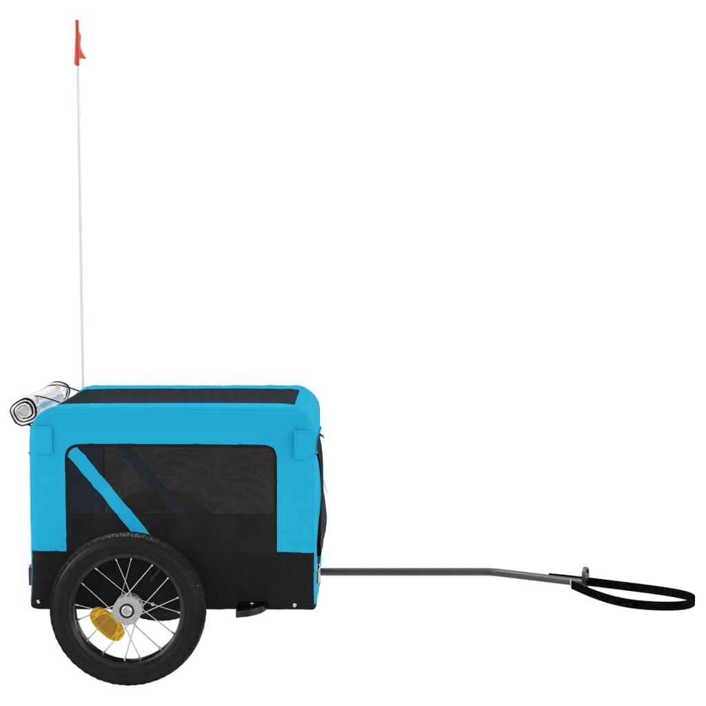 8720845769963_g_en_hd_5 vidaXL Pet Bike Trailer Blue and Black Oxford Fabric&Iron - Image 7