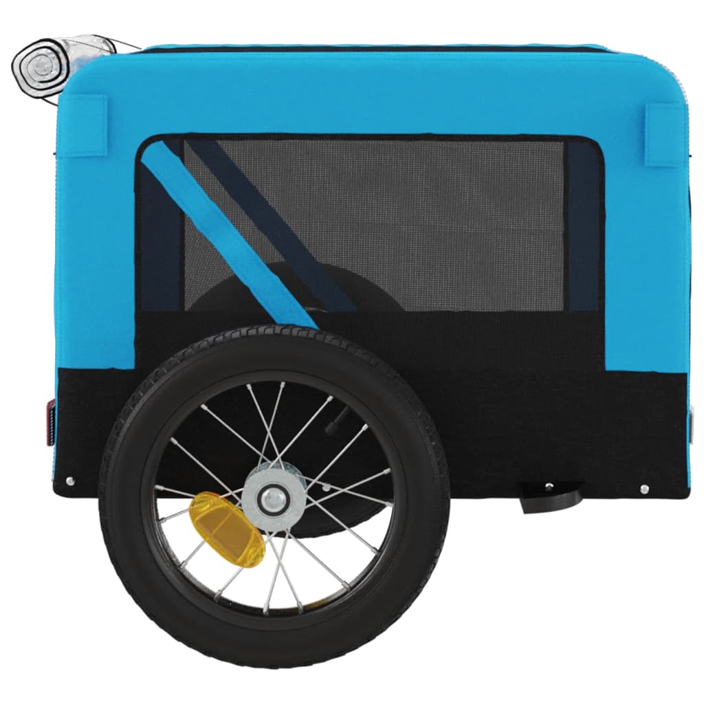 8720845769963_g_en_hd_6 vidaXL Pet Bike Trailer Blue and Black Oxford Fabric&Iron - Image 8