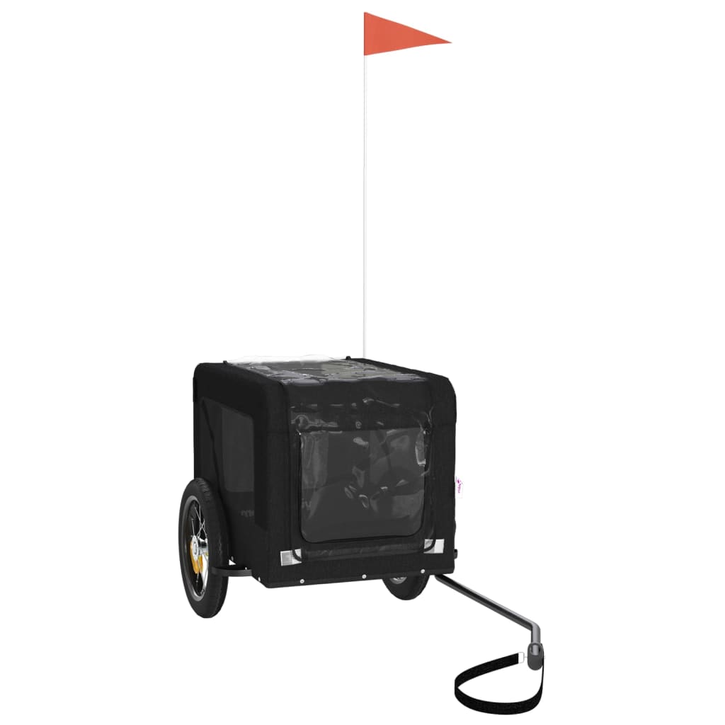 8720845769970_g_en_hd_2 vidaXL Pet Bike Trailer Black Oxford Fabric&Iron - Image 4