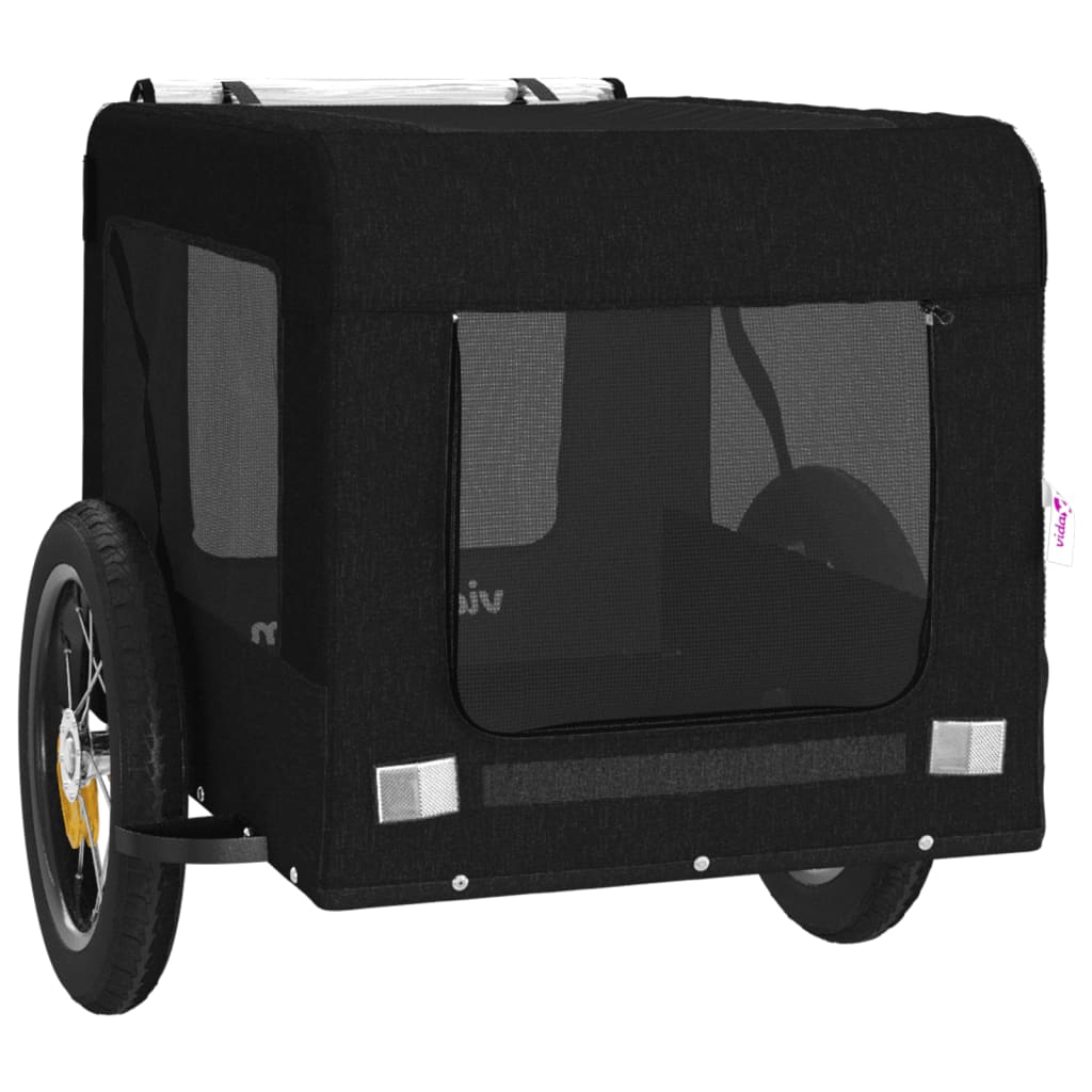 8720845769970_g_en_hd_4 vidaXL Pet Bike Trailer Black Oxford Fabric&Iron - Image 6