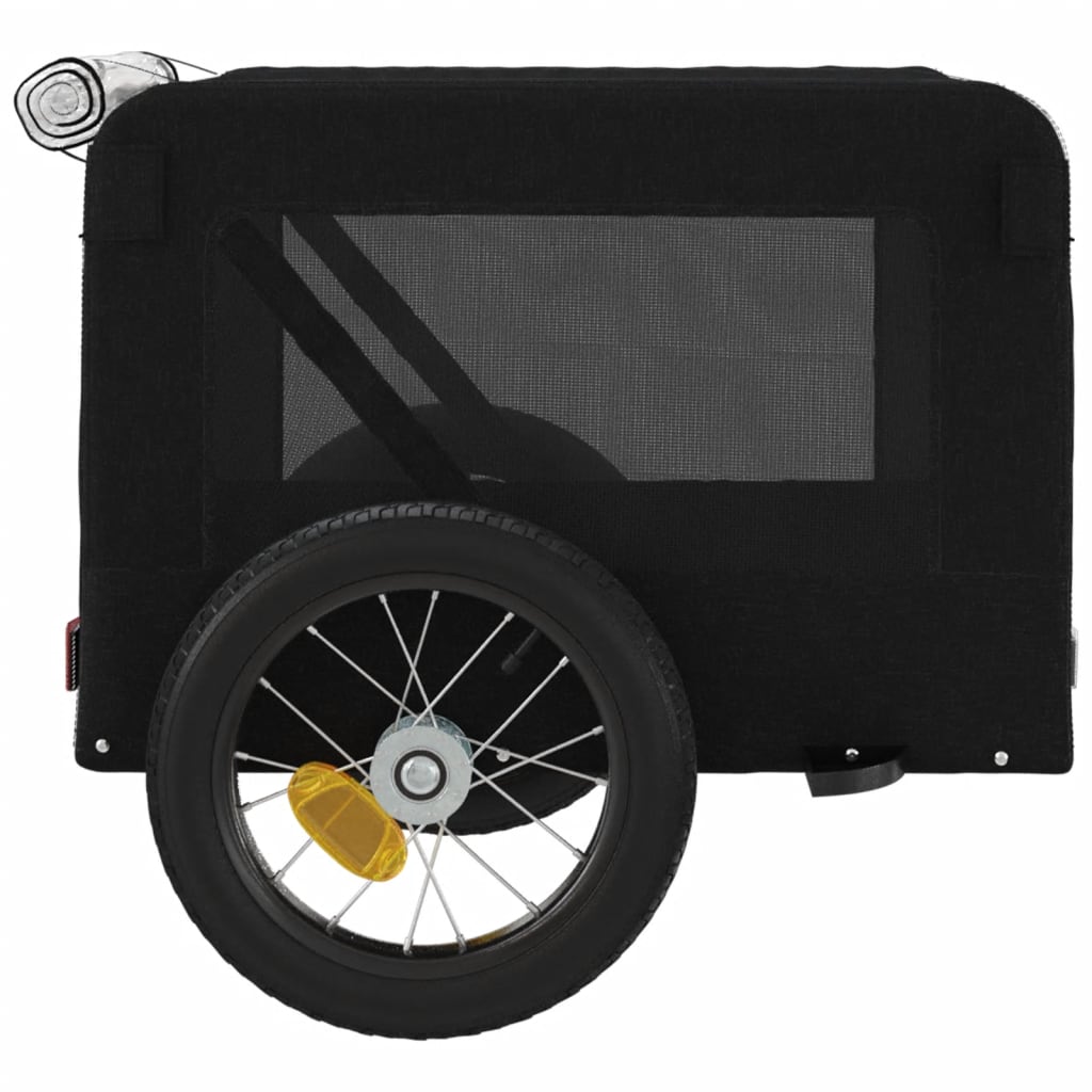 8720845769970_g_en_hd_6 vidaXL Pet Bike Trailer Black Oxford Fabric&Iron - Image 8