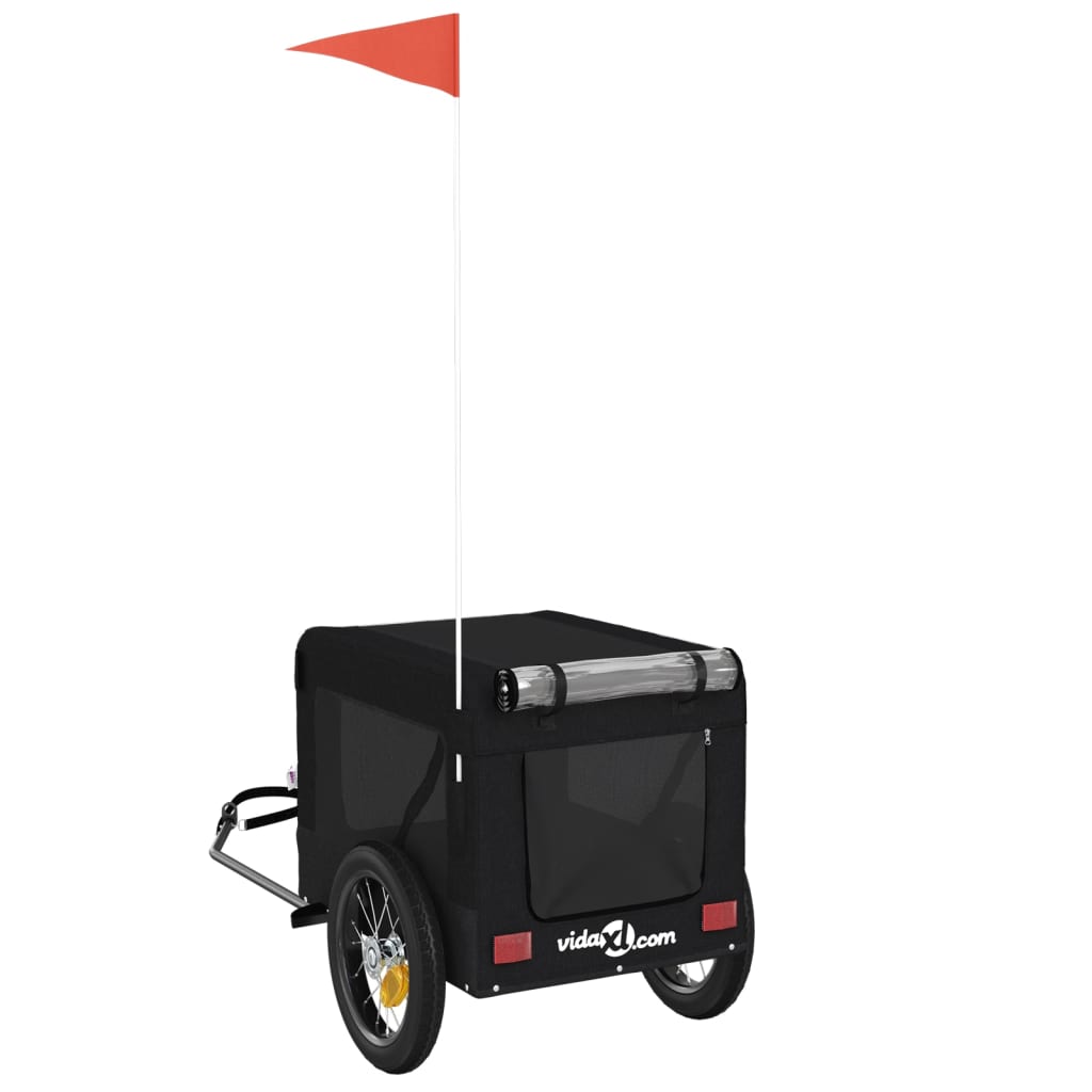 8720845769970_g_en_hd_7 vidaXL Pet Bike Trailer Black Oxford Fabric&Iron - Image 9