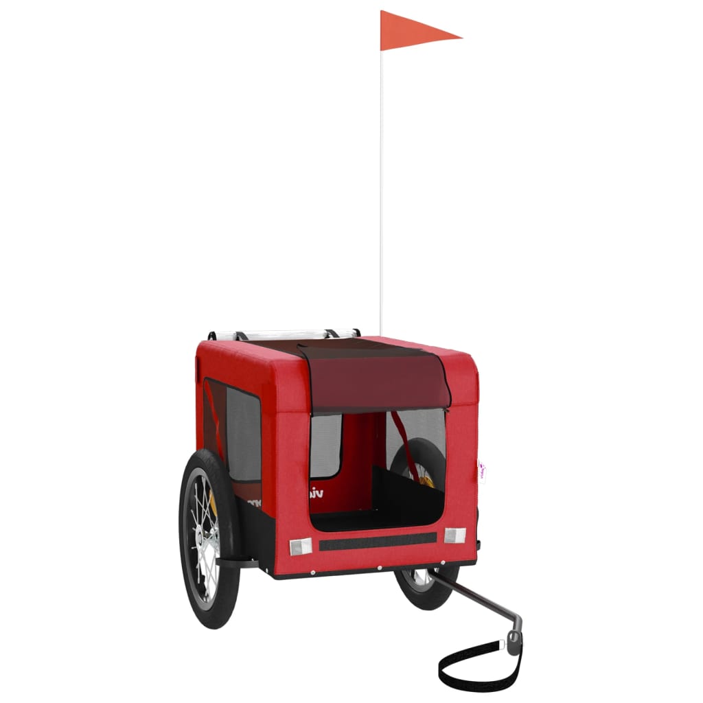 8720845770006_g_en_hd_1 vidaXL Pet Bike Trailer Red and Black Oxford Fabric&Iron - Image 3