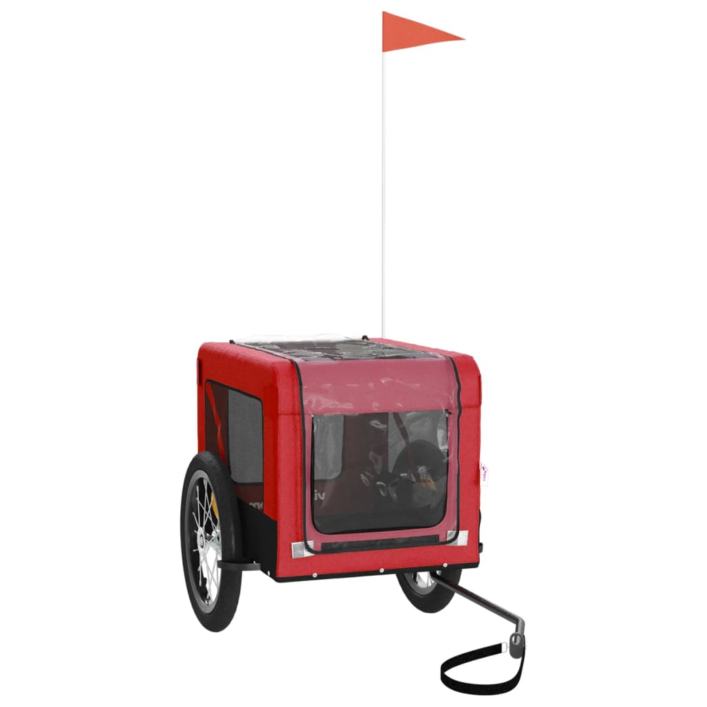 8720845770006_g_en_hd_2 vidaXL Pet Bike Trailer Red and Black Oxford Fabric&Iron - Image 4