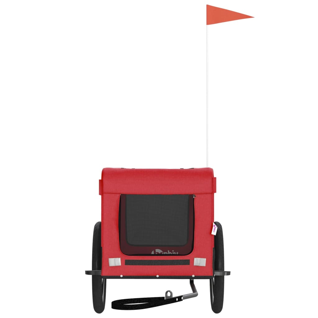 8720845770006_g_en_hd_3 vidaXL Pet Bike Trailer Red and Black Oxford Fabric&Iron - Image 5