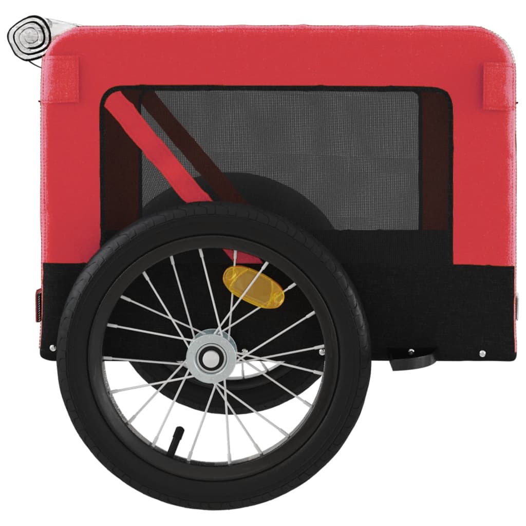 8720845770006_g_en_hd_4 vidaXL Pet Bike Trailer Red and Black Oxford Fabric&Iron - Image 6