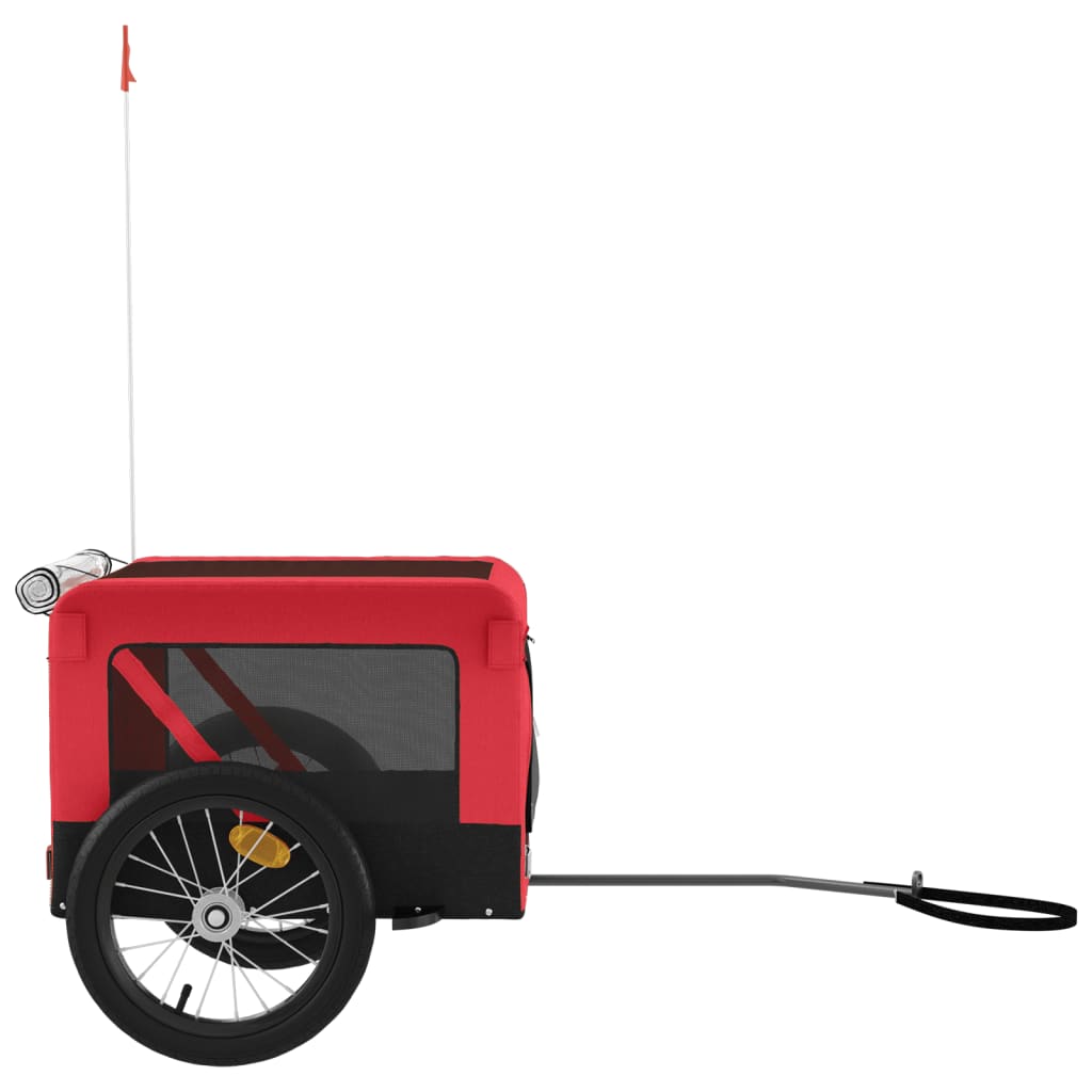 8720845770006_g_en_hd_5 vidaXL Pet Bike Trailer Red and Black Oxford Fabric&Iron - Image 7