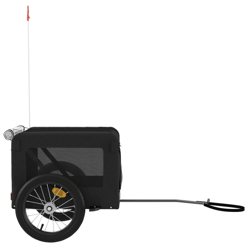 8720845770044_g_en_hd_5 vidaXL Pet Bike Trailer Black Oxford Fabric&Iron - Image 7