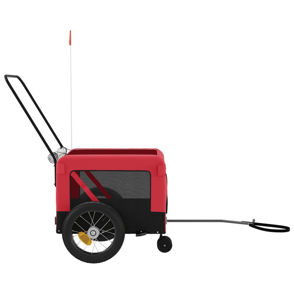 8720845770143_g_en_hd_5 vidaXL Pet Bike Trailer Red and Black Oxford Fabric and Iron - Image 7