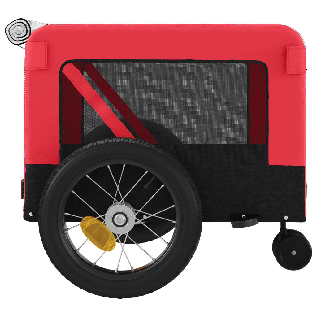 8720845770143_g_en_hd_6 vidaXL Pet Bike Trailer Red and Black Oxford Fabric and Iron - Image 8