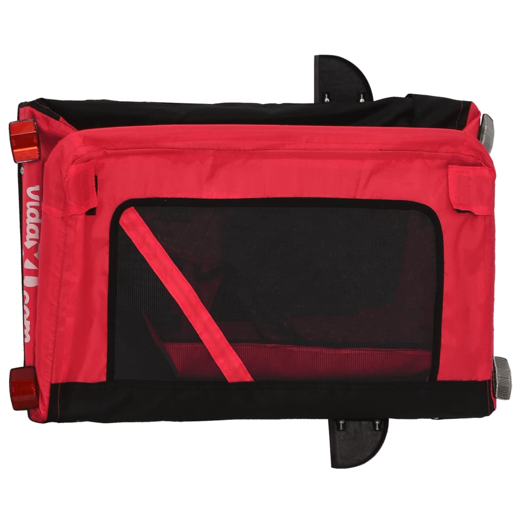 8720845770143_g_en_hd_8 vidaXL Pet Bike Trailer Red and Black Oxford Fabric and Iron - Image 10