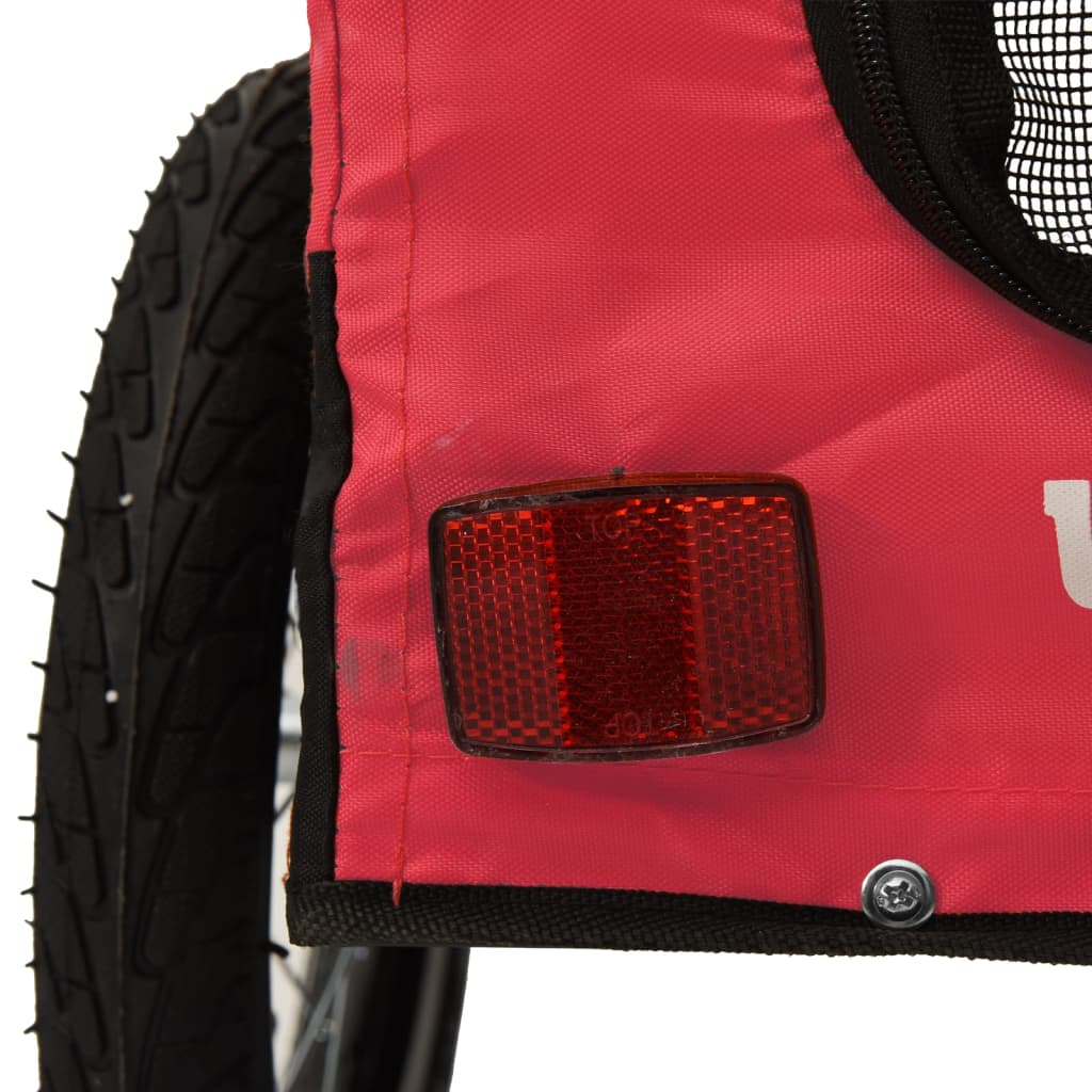 8720845770280_g_en_hd_9 vidaXL Pet Bike Trailer Red and Black Oxford Fabric and Iron - Image 11