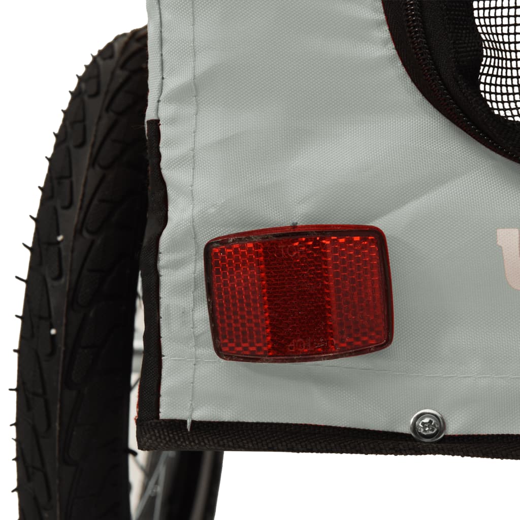 8720845770297_g_en_hd_9 vidaXL Pet Bike Trailer Grey and Black Oxford Fabric and Iron - Image 11