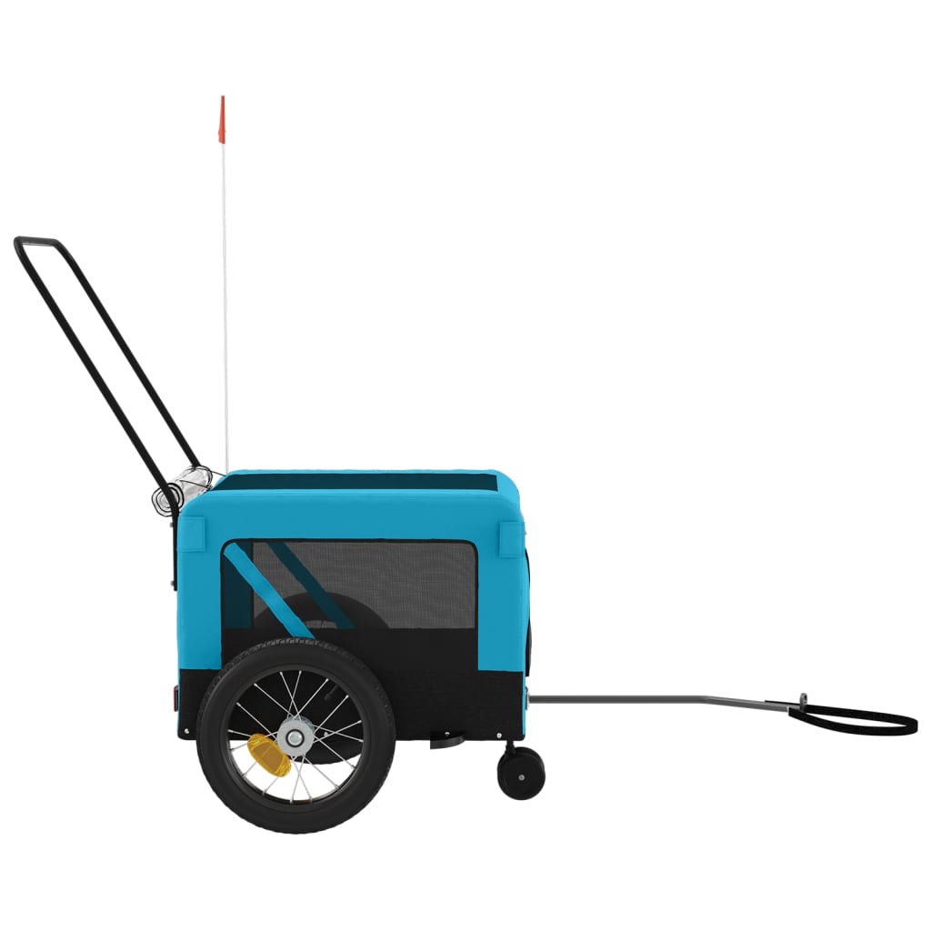 8720845770310_g_en_hd_5 vidaXL Pet Bike Trailer Blue and Black Oxford Fabric and Iron - Image 7