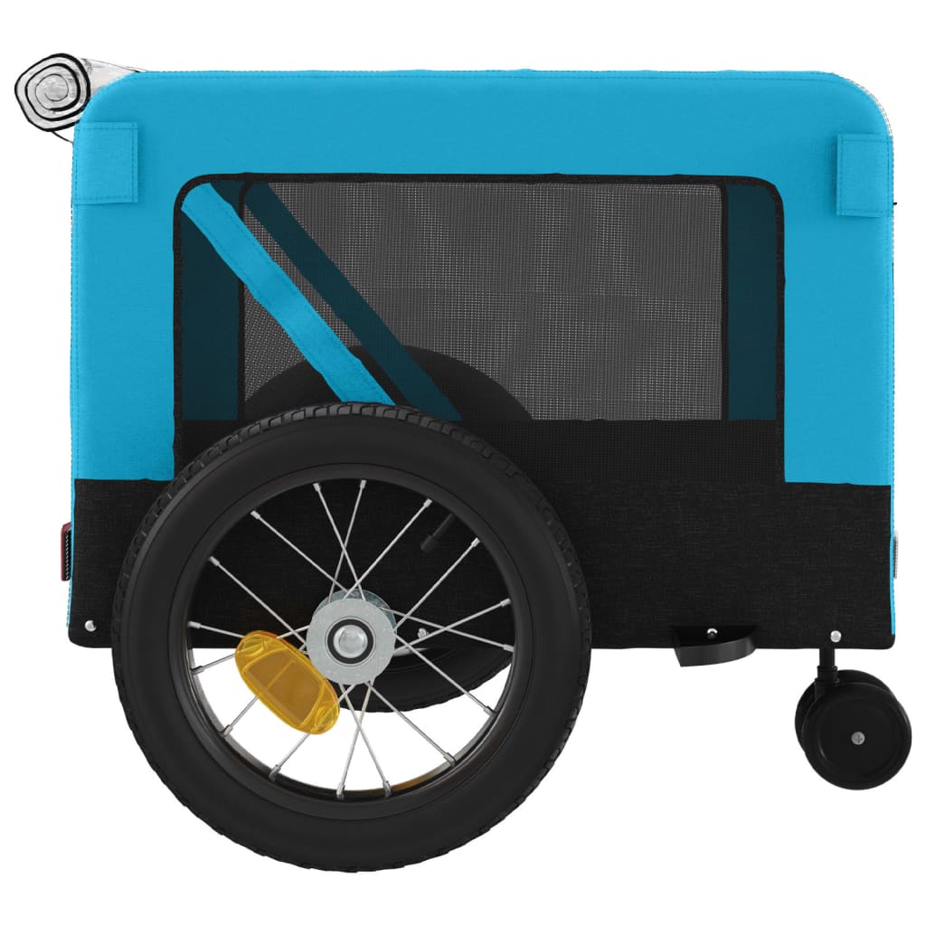 8720845770310_g_en_hd_6 vidaXL Pet Bike Trailer Blue and Black Oxford Fabric and Iron - Image 8