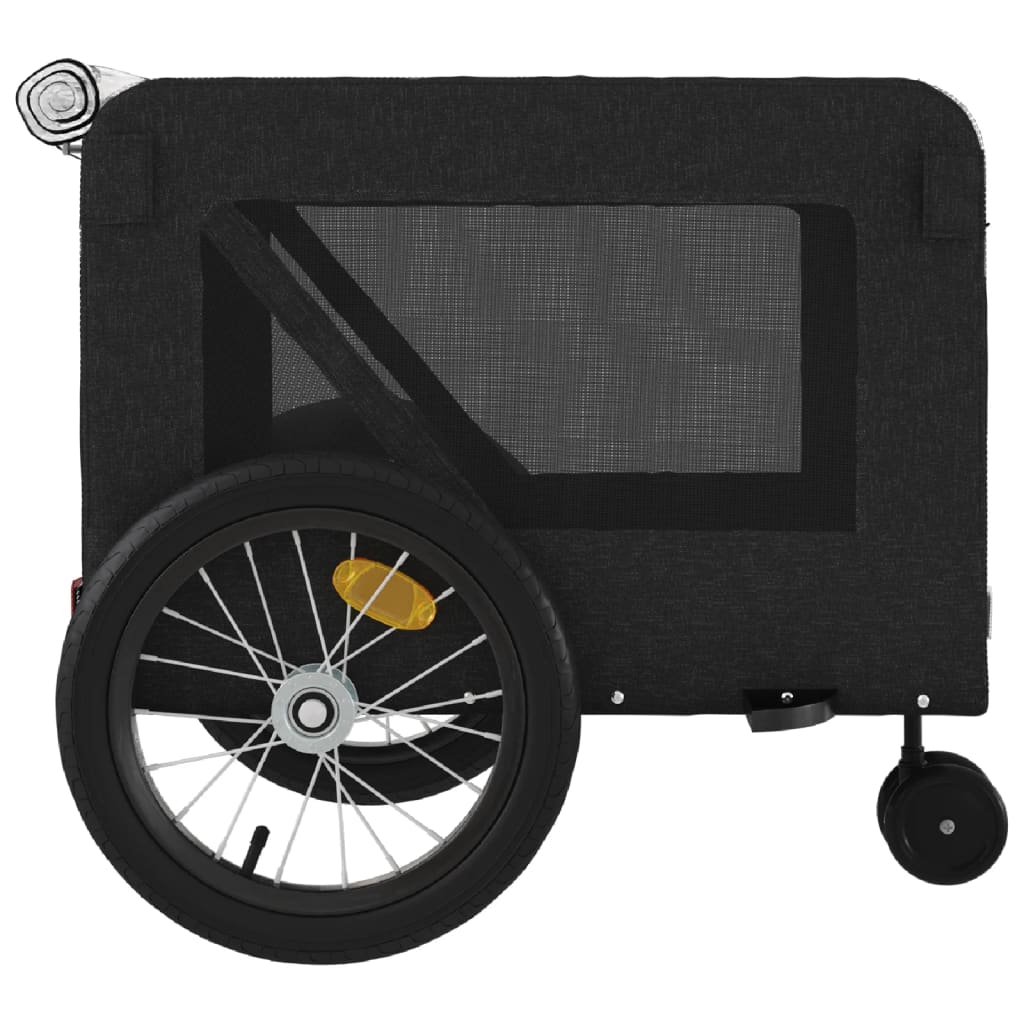 8720845770327_g_en_hd_6 vidaXL Pet Bike Trailer Black Oxford Fabric and Iron - Image 8