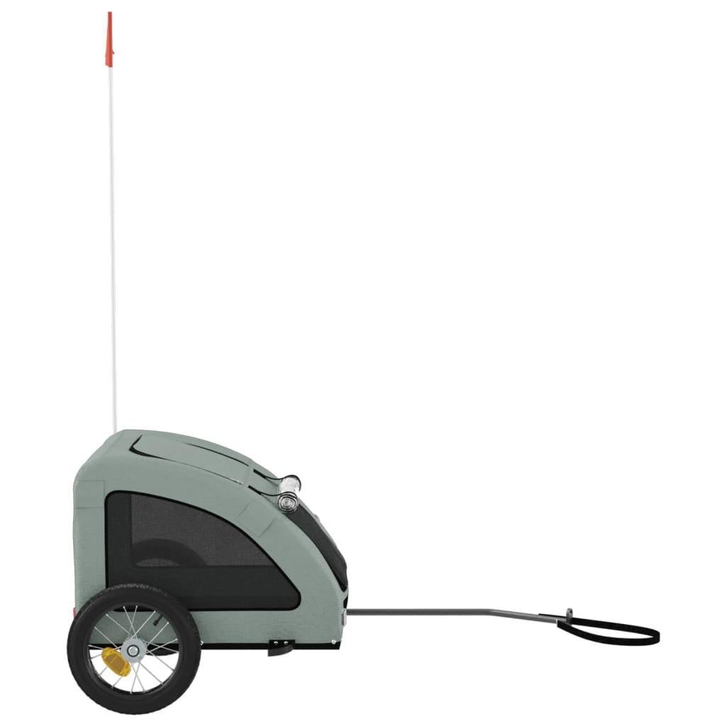 8720845770365_g_en_hd_4 vidaXL Pet Bike Trailer Grey Oxford Fabric and Iron - Image 6