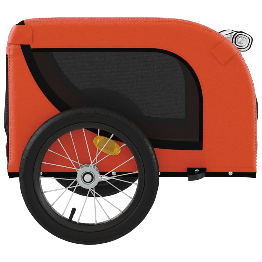 8720845770839_g_en_hd_4 vidaXL Pet Bike Trailer Orange and Black Oxford Fabric and Iron - Image 6