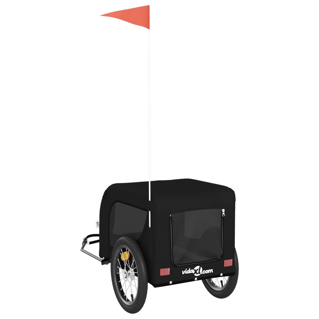 8720845770884_g_en_hd_5 vidaXL Pet Bike Trailer Black Oxford Fabric and Iron - Image 7