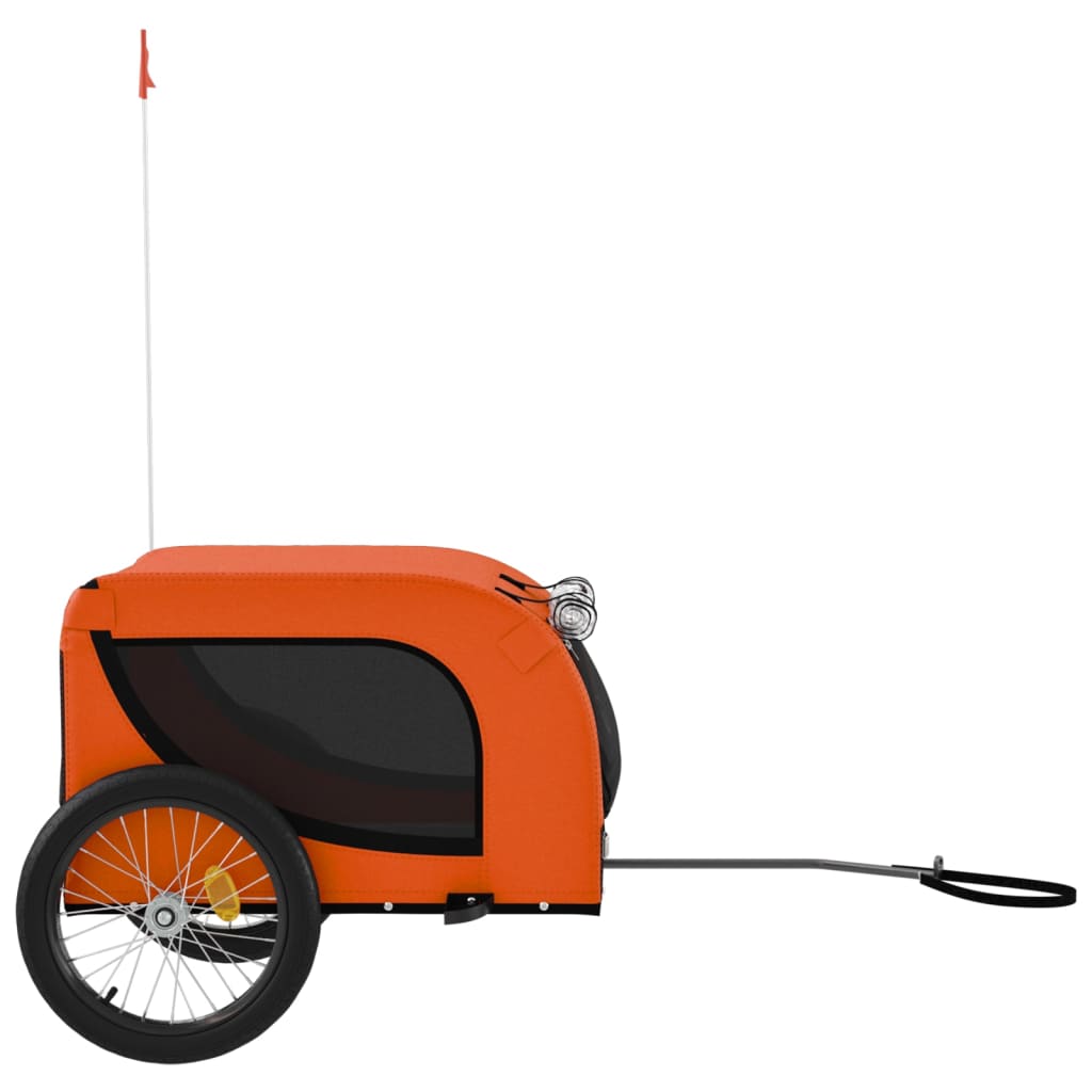 8720845770907_g_en_hd_3 vidaXL Pet Bike Trailer Orange and Black Oxford Fabric and Iron - Image 5