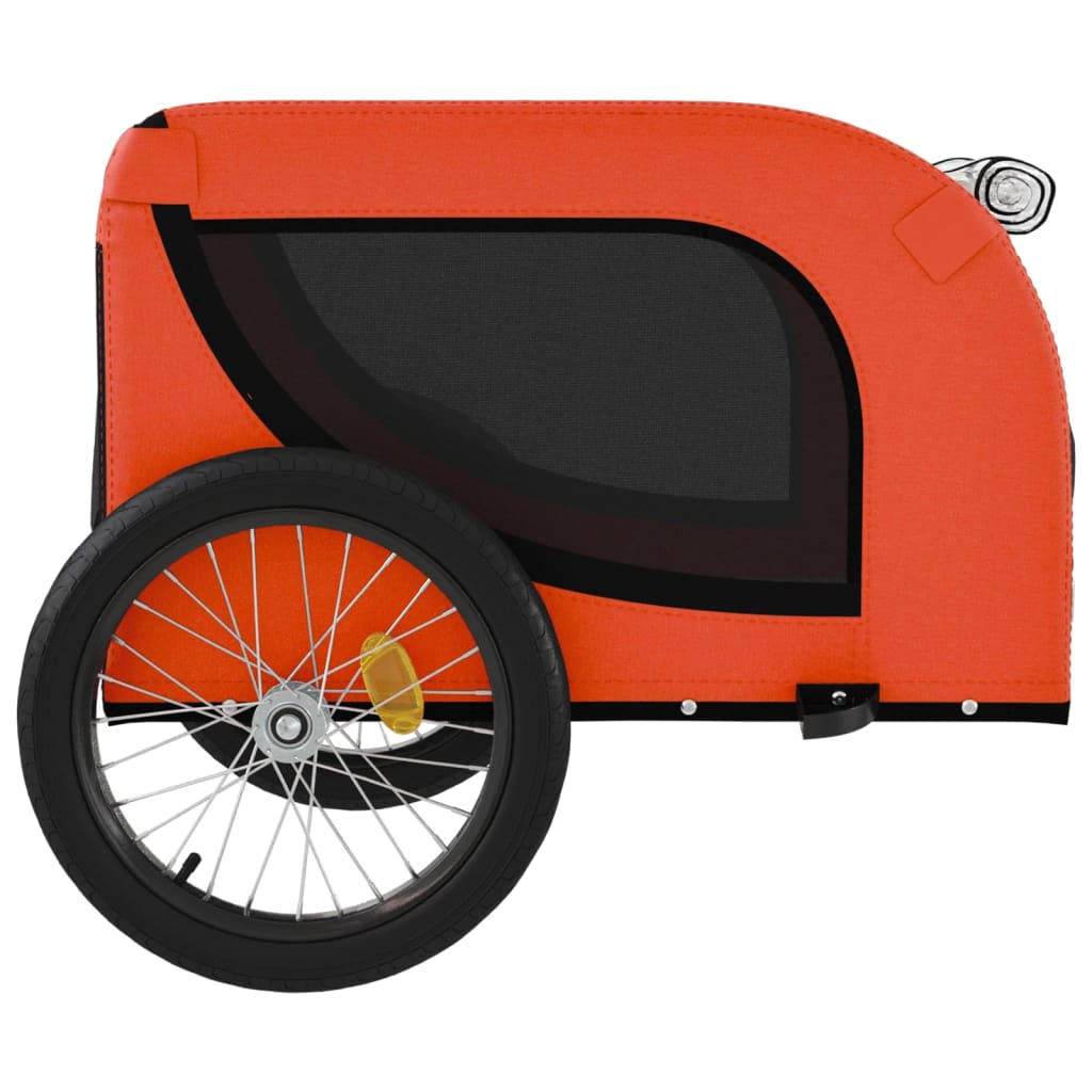 8720845770907_g_en_hd_4 vidaXL Pet Bike Trailer Orange and Black Oxford Fabric and Iron - Image 6