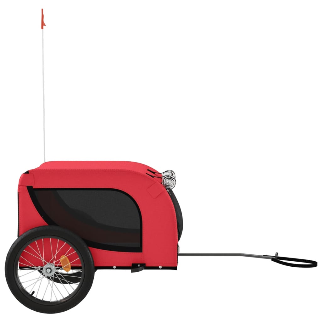 8720845770914_g_en_hd_3 vidaXL Pet Bike Trailer Red and Black Oxford Fabric and Iron - Image 5