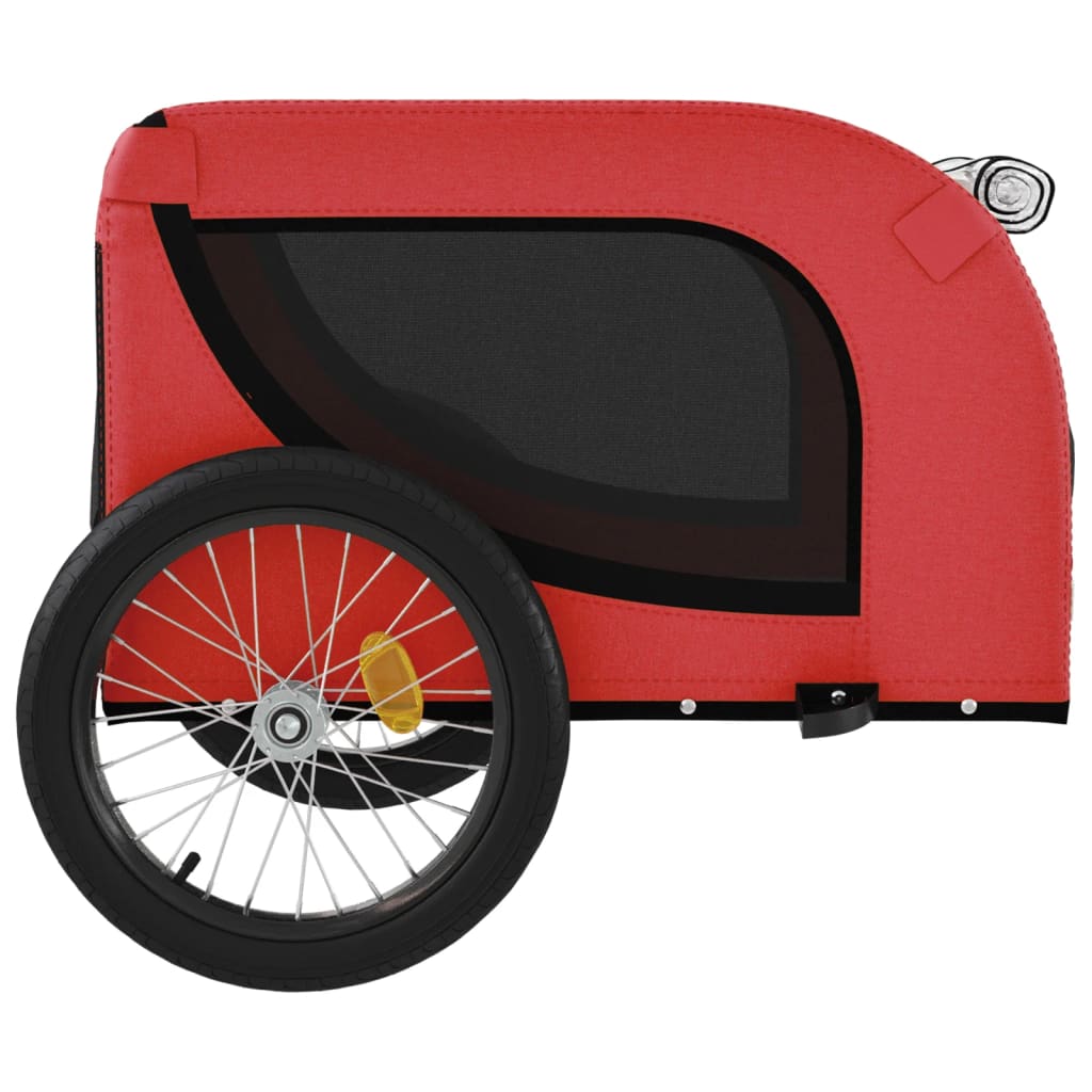 8720845770914_g_en_hd_4 vidaXL Pet Bike Trailer Red and Black Oxford Fabric and Iron - Image 6