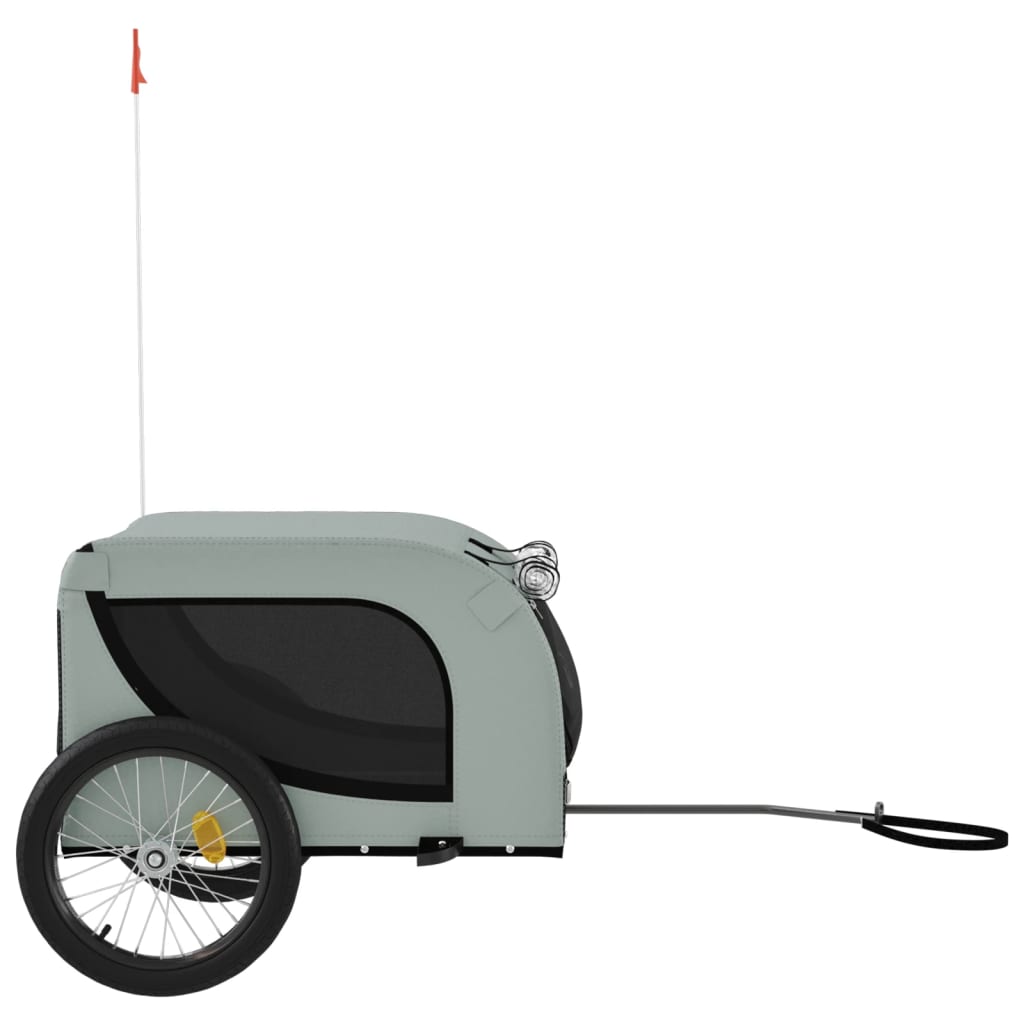 8720845770921_g_en_hd_3 vidaXL Pet Bike Trailer Grey and Black Oxford Fabric and Iron - Image 5