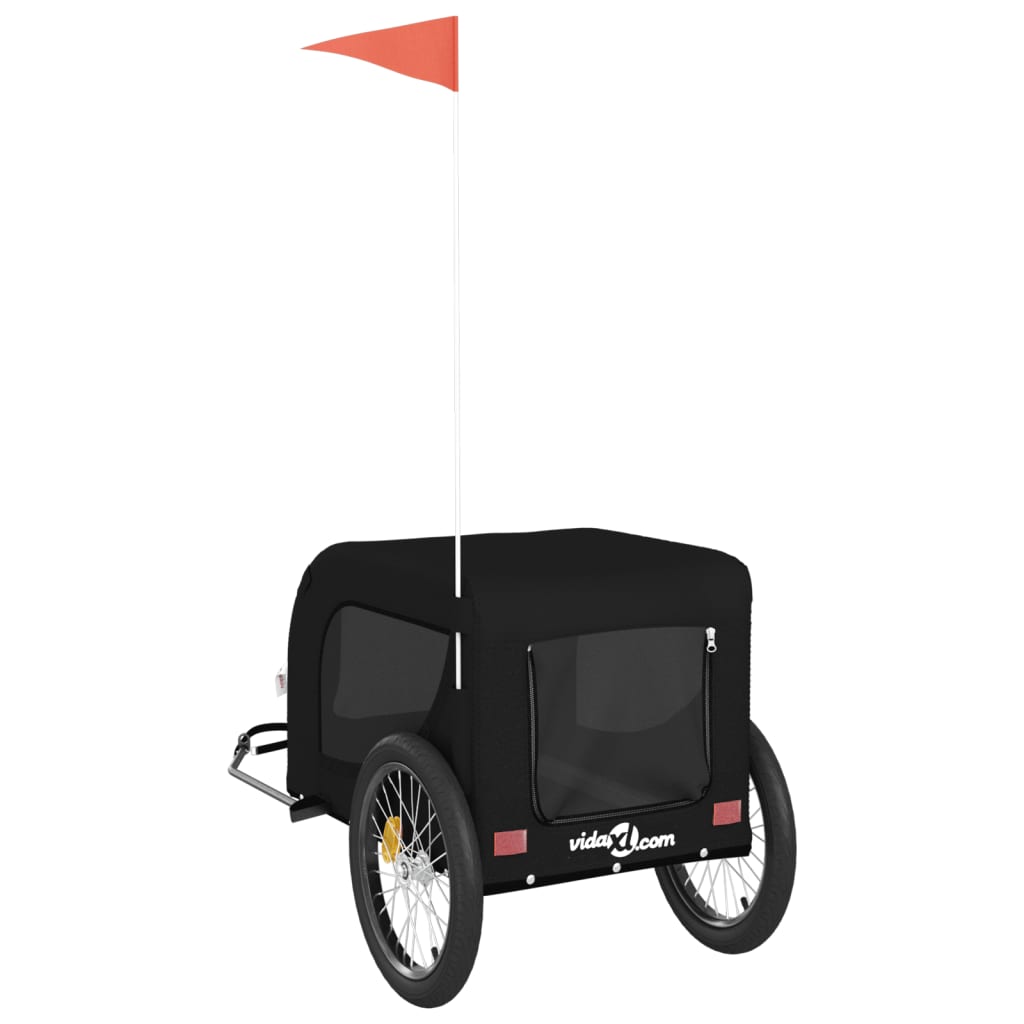 8720845770952_g_en_hd_5 vidaXL Pet Bike Trailer Black Oxford Fabric and Iron - Image 7