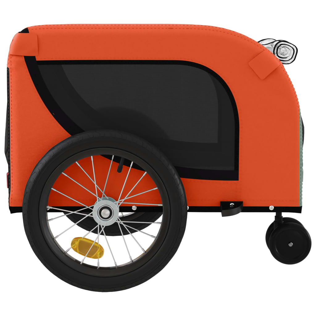 8720845771041_g_en_hd_4 vidaXL Pet Bike Trailer Orange and Black Oxford Fabric and Iron - Image 6