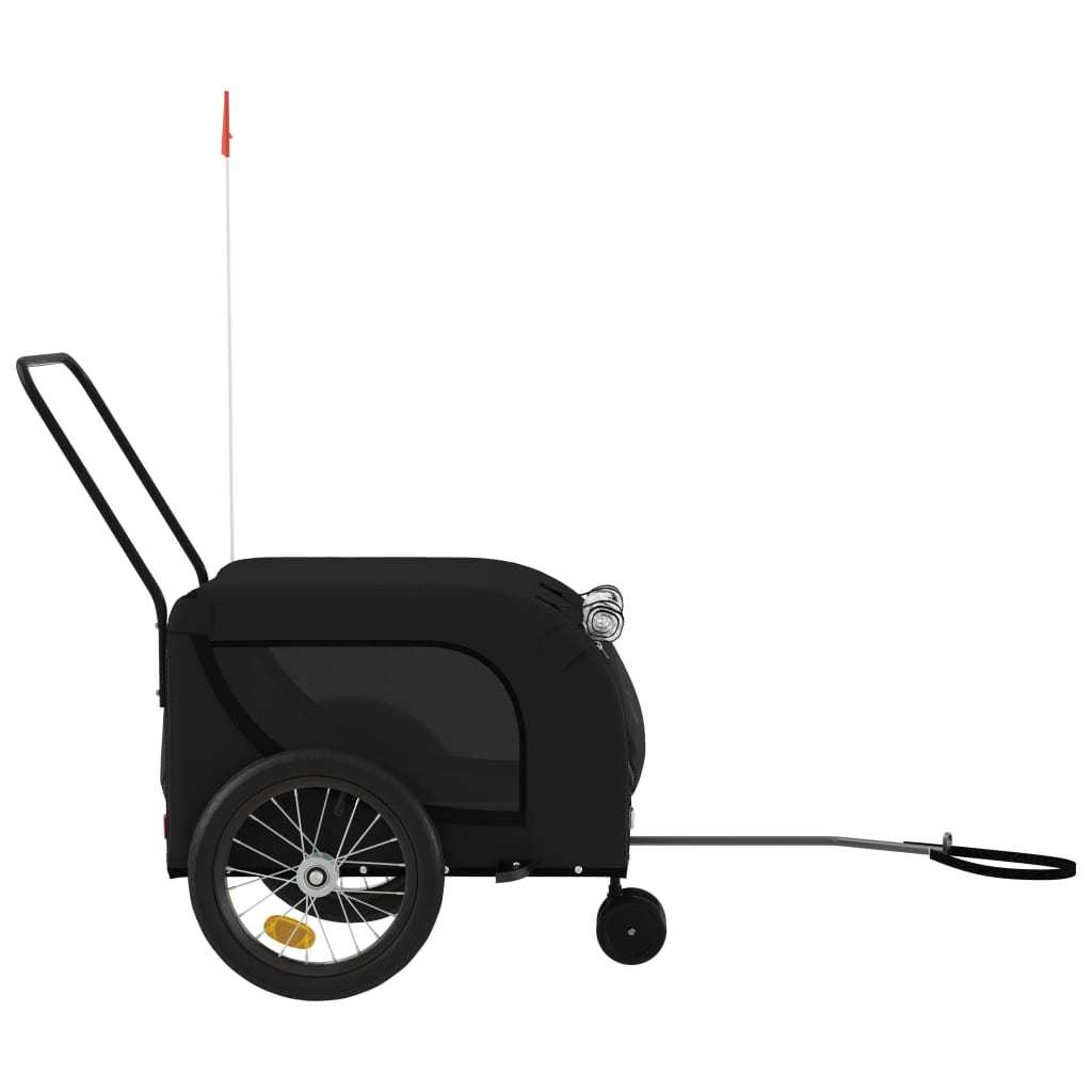 8720845771096_g_en_hd_3 vidaXL Pet Bike Trailer Black Oxford Fabric and Iron - Image 5