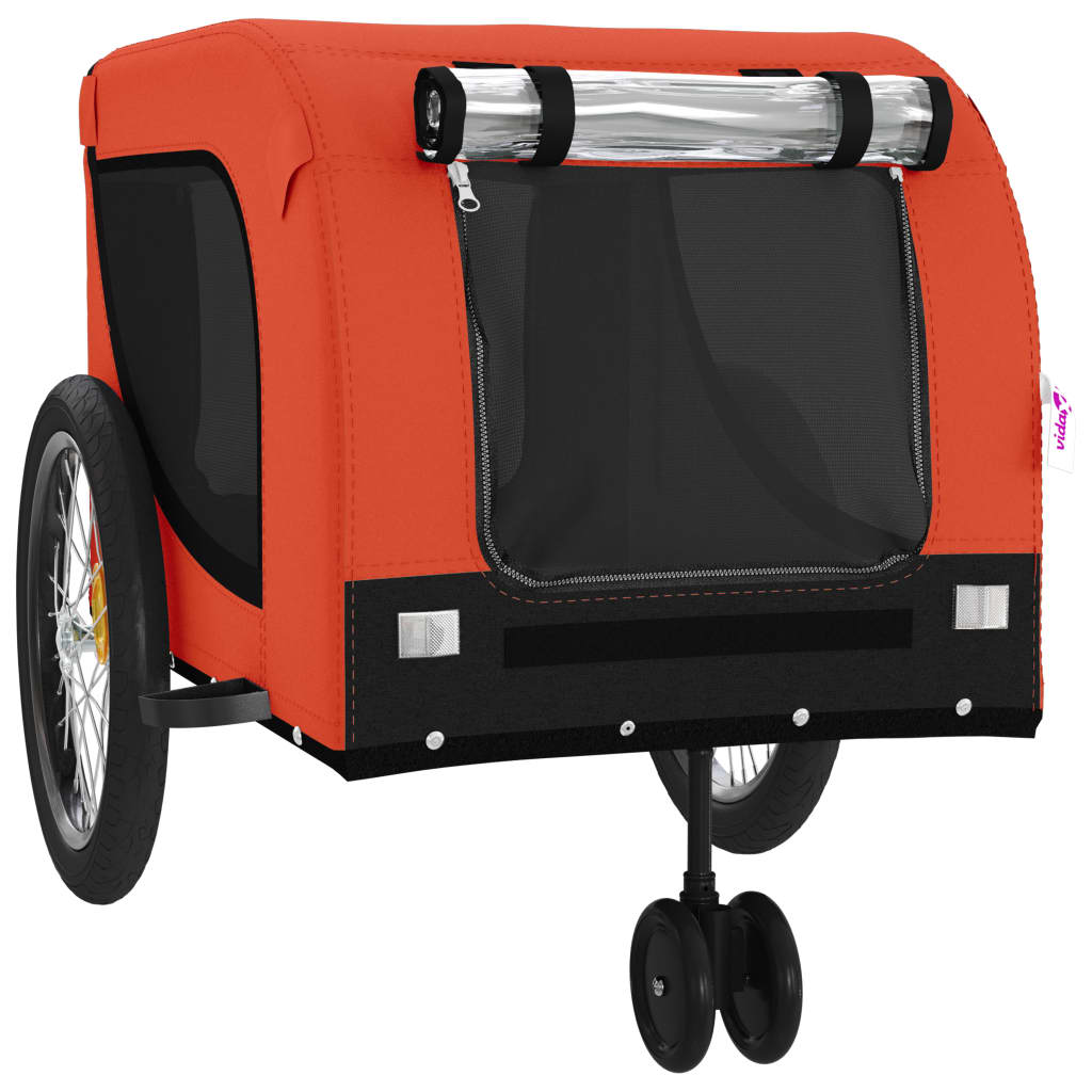 8720845771119_g_en_hd_2 vidaXL Pet Bike Trailer Orange and Black Oxford Fabric and Iron - Image 4