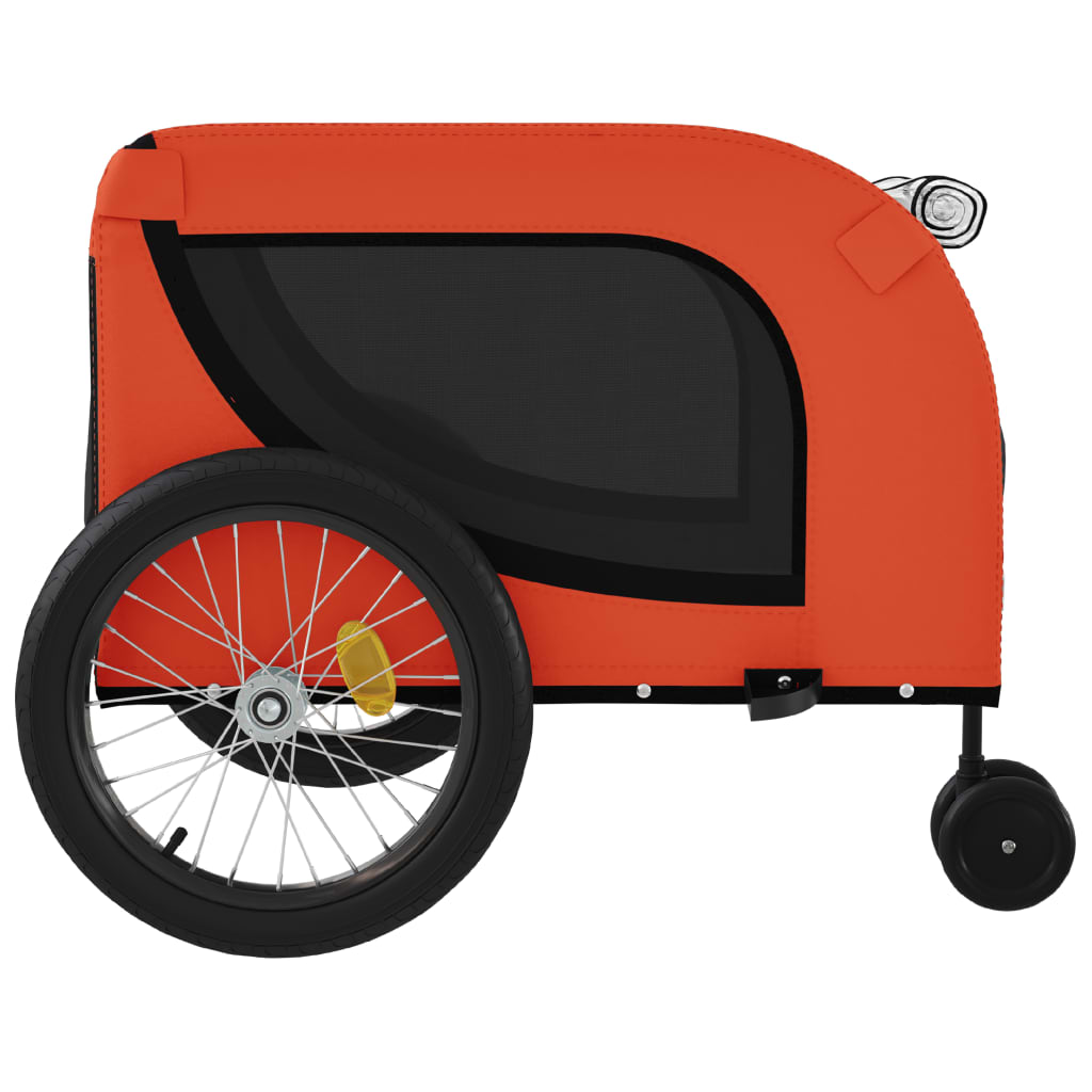 8720845771119_g_en_hd_4 vidaXL Pet Bike Trailer Orange and Black Oxford Fabric and Iron - Image 6