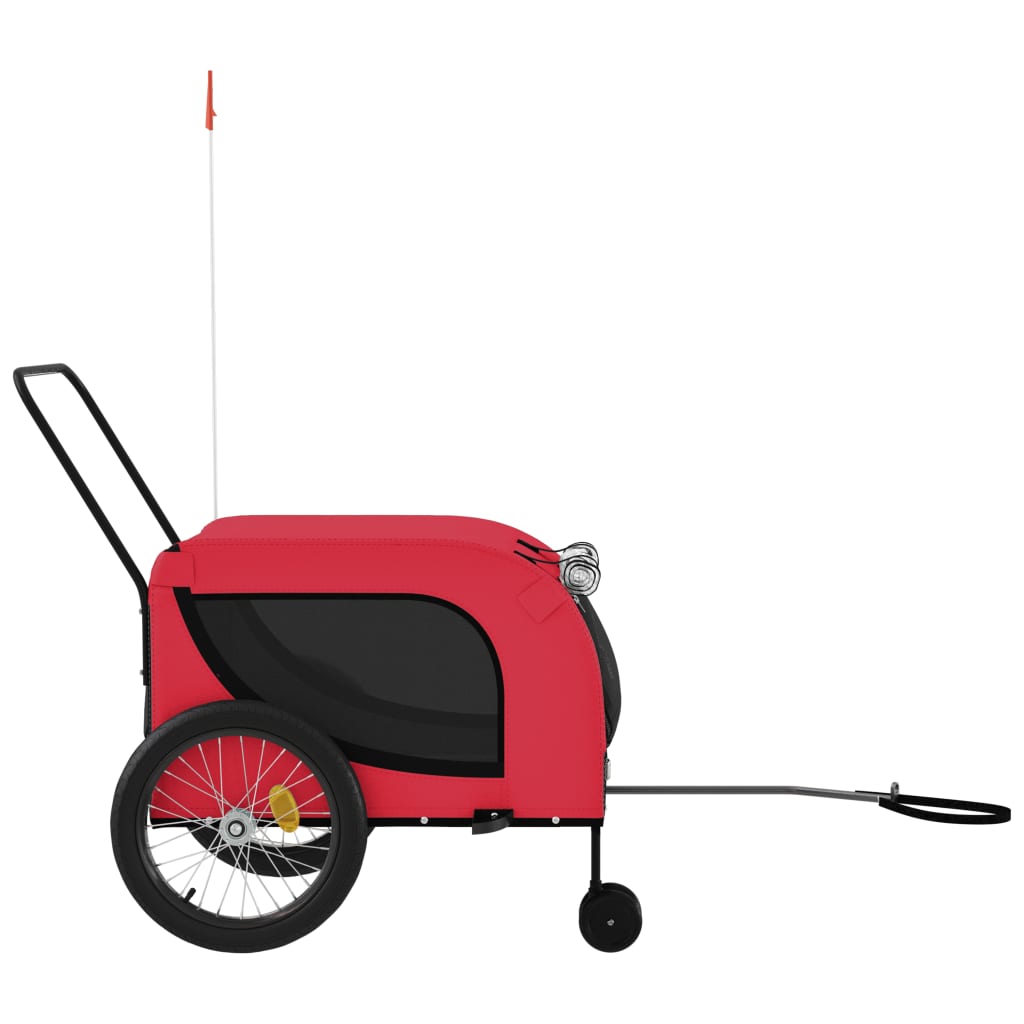 8720845771126_g_en_hd_3 vidaXL Pet Bike Trailer Red and Black Oxford Fabric and Iron - Image 5