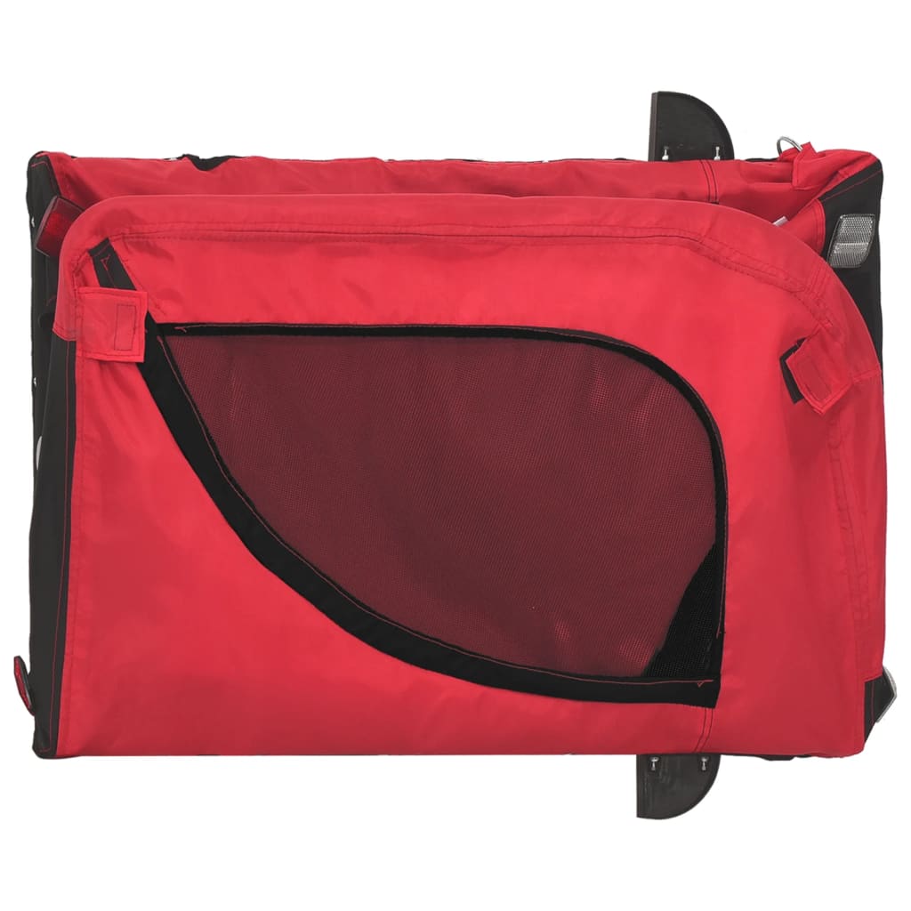 8720845771126_g_en_hd_6 vidaXL Pet Bike Trailer Red and Black Oxford Fabric and Iron - Image 8