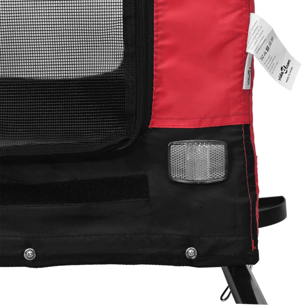 8720845771126_g_en_hd_7 vidaXL Pet Bike Trailer Red and Black Oxford Fabric and Iron - Image 9