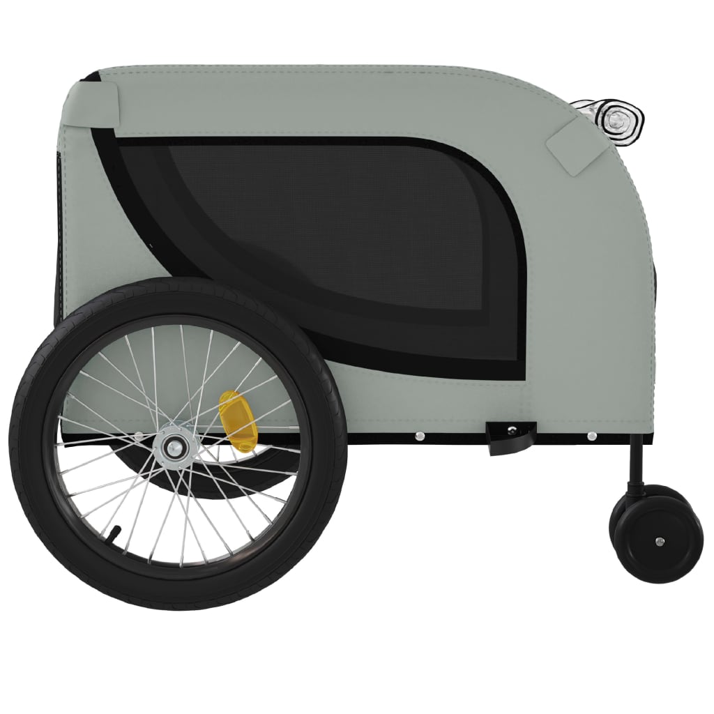 8720845771133_g_en_hd_4 vidaXL Pet Bike Trailer Grey and Black Oxford Fabric and Iron - Image 6