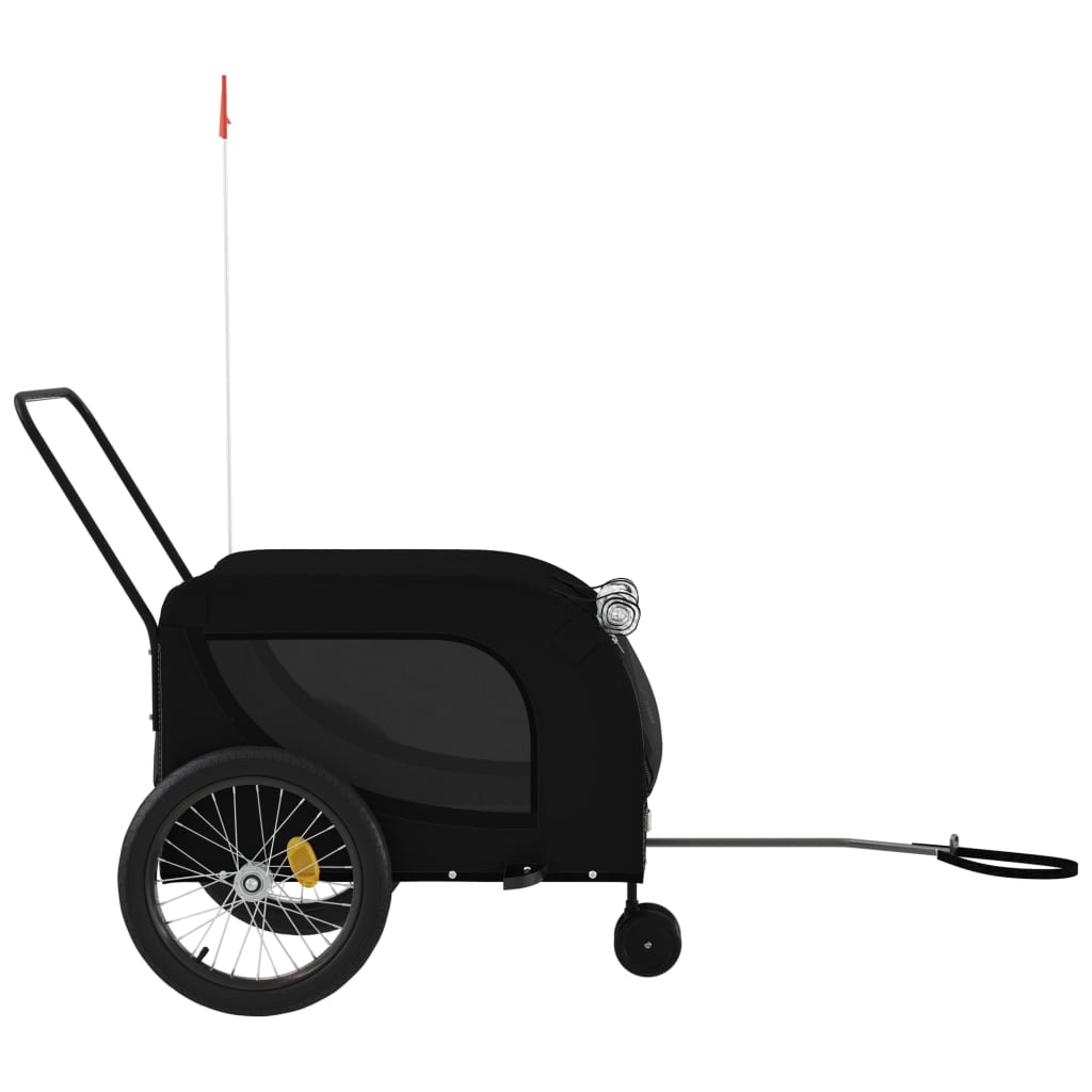 8720845771164_g_en_hd_3 vidaXL Pet Bike Trailer Black Oxford Fabric and Iron - Image 5