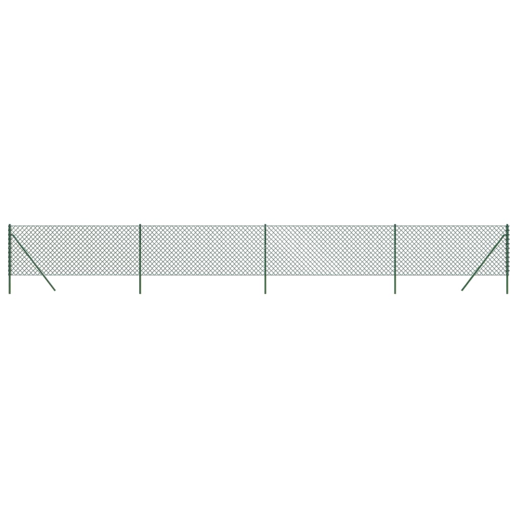 8720845771195_a_en_hd_1 vidaXL Chain Link Fence Green 1x10 m - Image 2